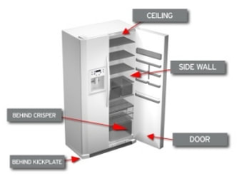 refrigerator model number